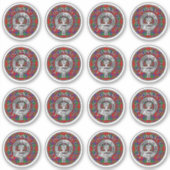 クランドナカイ |ロバートソンクレスト&タータンチェック シール (正面)