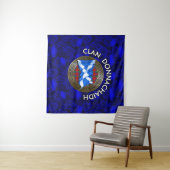 クランドナカイ |ロバートソンタータンチェックノット&フラグ タペストリー (インサイチュ(横))