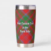 クランドラモンドクレストオーバータータンチェック 保温保冷タンブラー (背面)
