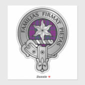 クランドロークレスト&タータンチェック シール (シート)