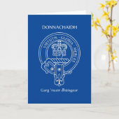 クランドンナシャイディ(ロバートソン)クレスト&ウォークライ カード (黄色い花)