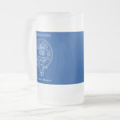 クランドンナシャイディ（ロバートソン）クレスト&ウォークライ フロストグラスビールジョッキ (正面左)