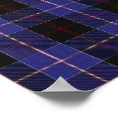 クランドンロップタータンチェック – デジタルダウンロード ポスター (角)