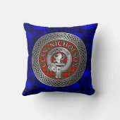 クランニコルソンクレスト&タータンチェックノット クッション (裏面)