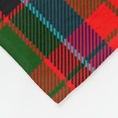 クランニコルソンモダンタータンチェックプレイド フリースブランケット (角)