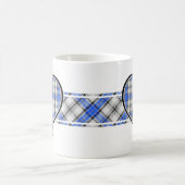 クランハネイタータンチェックハート コーヒーマグカップ (中央)