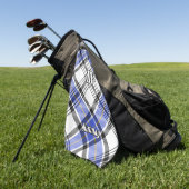 クランハネイタータンチェック ゴルフタオル (グリーン)