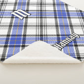 クランハネイタータンチェック シェルパブランケット (3/4)