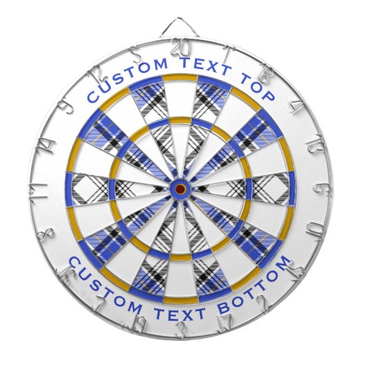 クランハネイタータンチェック ダーツボード (正面)