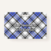 クランハネイタータンチェック バッジ (裏面)