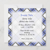 クランハネイタータンチェック 招待状 (裏面)