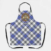 クランハネクレストオーバータータンチェック エプロン (正面)