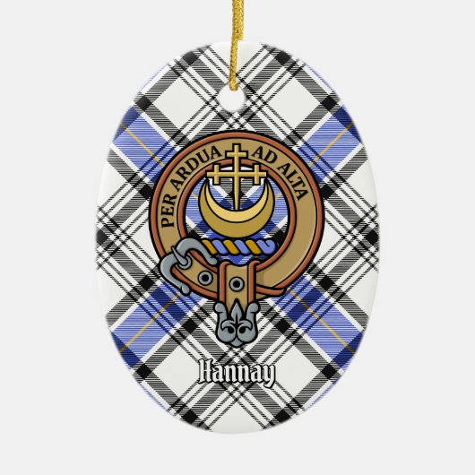 クランハネクレストオーバータータンチェック セラミックオーナメント (正面)