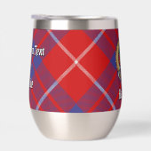 クランハミルトンクレストオーバーレッドタータンチェック (右面)