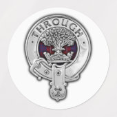 クランハミルトンクレスト&タータンチェック ラベル (デザイン1)