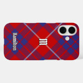 クランハミルトンレッドタータンチェックケースメイトiPhoneケース Case-Mate iPhoneケース (裏面 (横))