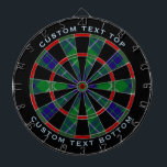 クランハミルトン狩りタータンチェックダーツボード ダーツボード<br><div class="desc">クラン伝統的ハミルトン狩りモダンタータンチェック。シームレスなパターン。外輪カスタムの2つの文字領域。</div>