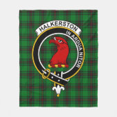 クランハルカーストンタータンチェックプレイド フリースブランケット (正面)