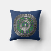 クランハンタークレスト&タータンチェックノット クッション (裏面)