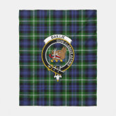 クランバイリータータンチェックプレイド フリースブランケット (正面)