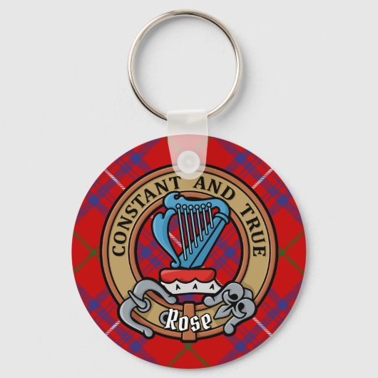 クランバラクレストオーバータータンチェック キーホルダー (正面)