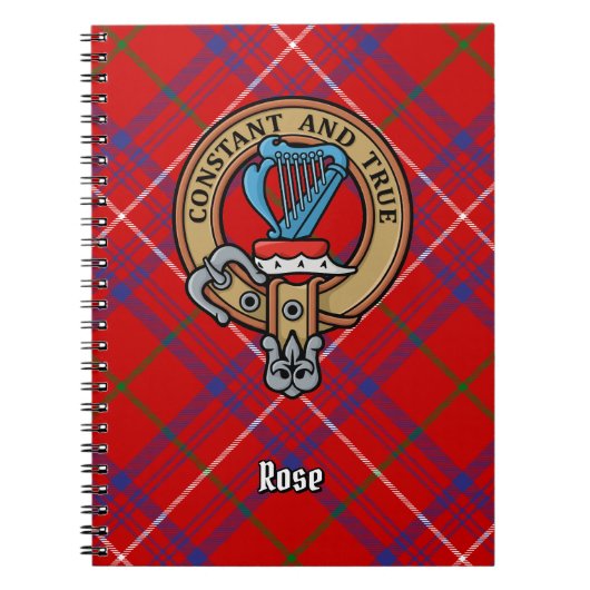 クランバラクレストオーバータータンチェック ノートブック (正面)