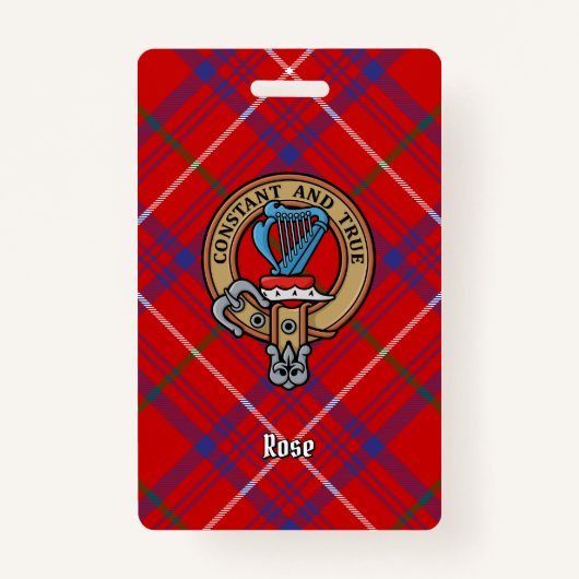 クランバラクレストオーバータータンチェック バッジ (正面)