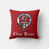 クランバラクレストバッジとタータンチェック クッション (裏面)