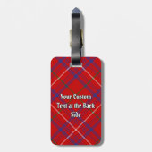 クランバラタータンチェック ラゲッジタグ (裏面縦)