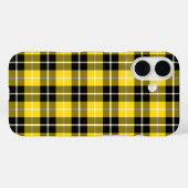 クランバークレイタータンチェックイエローブラックプレイド Case-Mate iPhoneケース (裏面 (横))