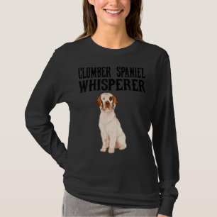 クランバースパニエル犬ウィスペラードッグ Tシャツ