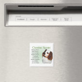 クランバースパニエル犬ギフト マグネット (インサイチュ (食洗機))