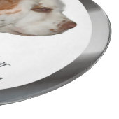 クランバースパニエル犬クリスマス カッティングボード (角)