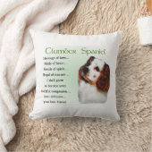クランバースパニエル犬パピー クッション (ブランケット)