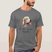 クランバースパニエル犬ママかわいい子犬犬のオーナークランバーS Tシャツ (正面)
