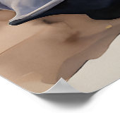 クランバースパニエル犬ラウンジオンピローズインクポートレート ポスター (角)