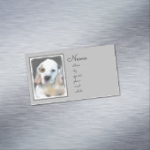 クランバースパニエル犬絵画ズ – かわいいオリジナルドッグアート マグネット名刺 (インサイチュ)