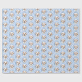 クランバースパニエル犬絵画ズ – かわいいオリジナルドッグアート ラッピングペーパー (フラット)