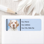 クランバースパニエル犬絵画ズ – かわいいオリジナルドッグアート ラベル (インサイチュ)