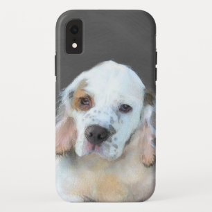 クランバースパニエル犬絵画ズ – かわいいオリジナルドッグアート iPhone XRケース