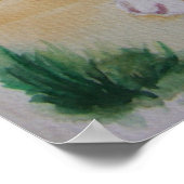 クランバースパニエル犬 – マイフレンドプリント ポスター (角)