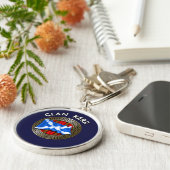 クランバードタータンチェックノット&フラグ キーホルダー (側面)