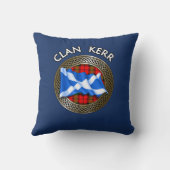 クランバードタータンチェックノット&フラグ クッション (裏面)