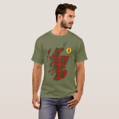 クランバーンズ[編集]タータンチェックマップ Tシャツ (正面フル)