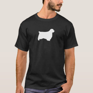 クランバー・スパニエル シルエット Tシャツ