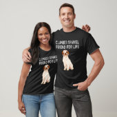 クランバー・スパニエル 友達 一生の友達 犬 友情 Tシャツ (ユニセックス)