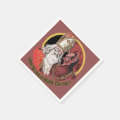 クランパスアンドサンタニースまたはいけなデザイン スタンダードカクテルナプキン (角)