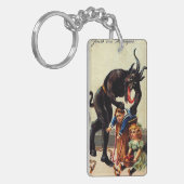 クランパスキッズインバスケットクリスマスホリデークリスマス キーホルダー (正面左)