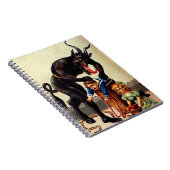 クランパスキッズインバスケットクリスマスホリデークリスマス ノートブック (右側)