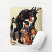 クランパスキッズインバスケットホリデークリスマスマウスパッド マウスパッド (マウス)